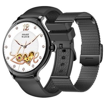 Zegarek damski Smartwatch Rubicon RNCF13 z rozmowami. Zegarek damski Smartwatch. Zegarek Rubicon z rozmowami dla kobiety na prezent. Smartwatch damski z bransoletą i paskiem. Smartwatch Rubicon damski (2).jpg